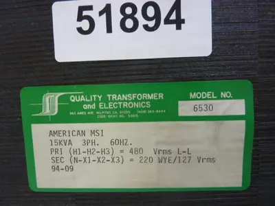 USED AMERICAN MSI 6530