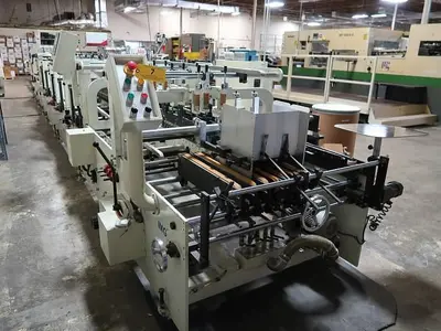 USED 2007 BRAUSSE MODEL TA-1100 4&6 CORNER FOLDER GLUER 2007 BRAUSSE MODEL TA-1100 4&6 CORNER FOLDER GLUER