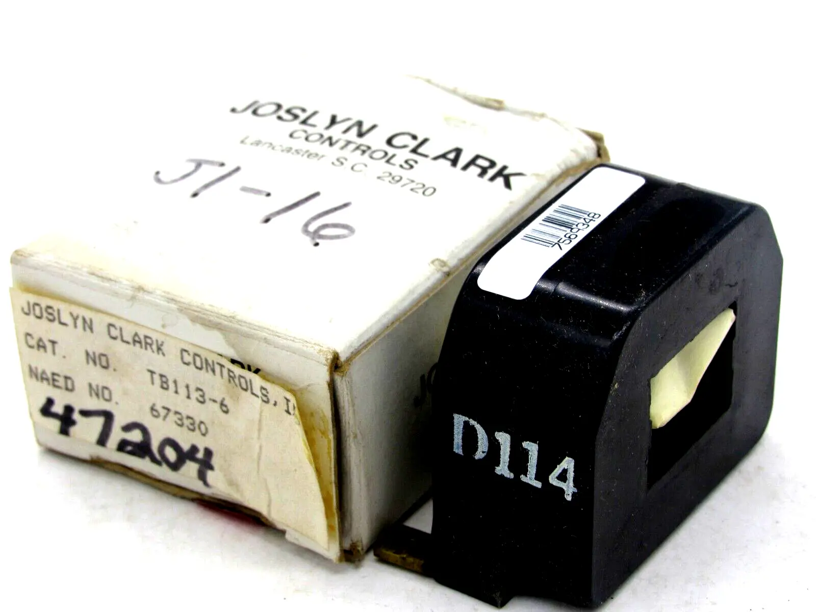 NEW JOSLYN CLARK TB113-6 COIL 220-240V 50/60HZ TB1136