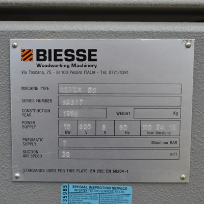 Used Biesse Rover 20 Machining Center