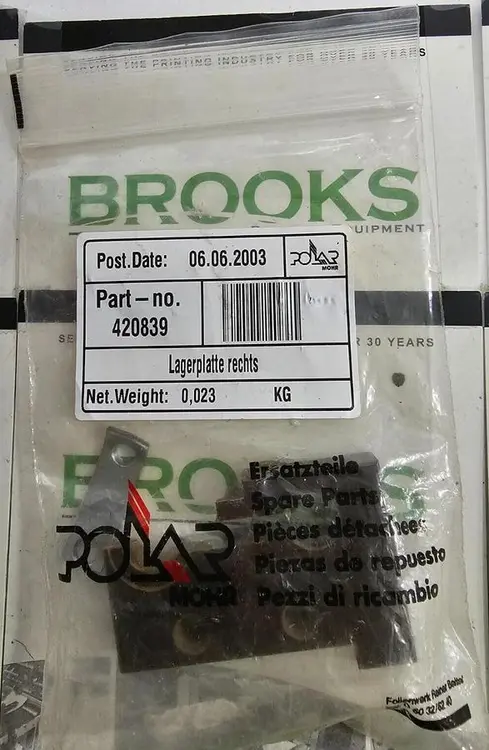 Used POLAR 420839 Paper Cutters North Carolina US | BROOKS PRINTING EQUIPMENT #1138307