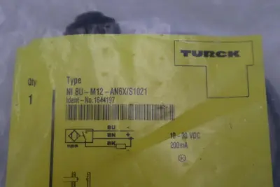 NEW TURCK PLC Sensor Switch NI 8U-M12-AN6X/S1021 / 1644197 STOCK H1471A