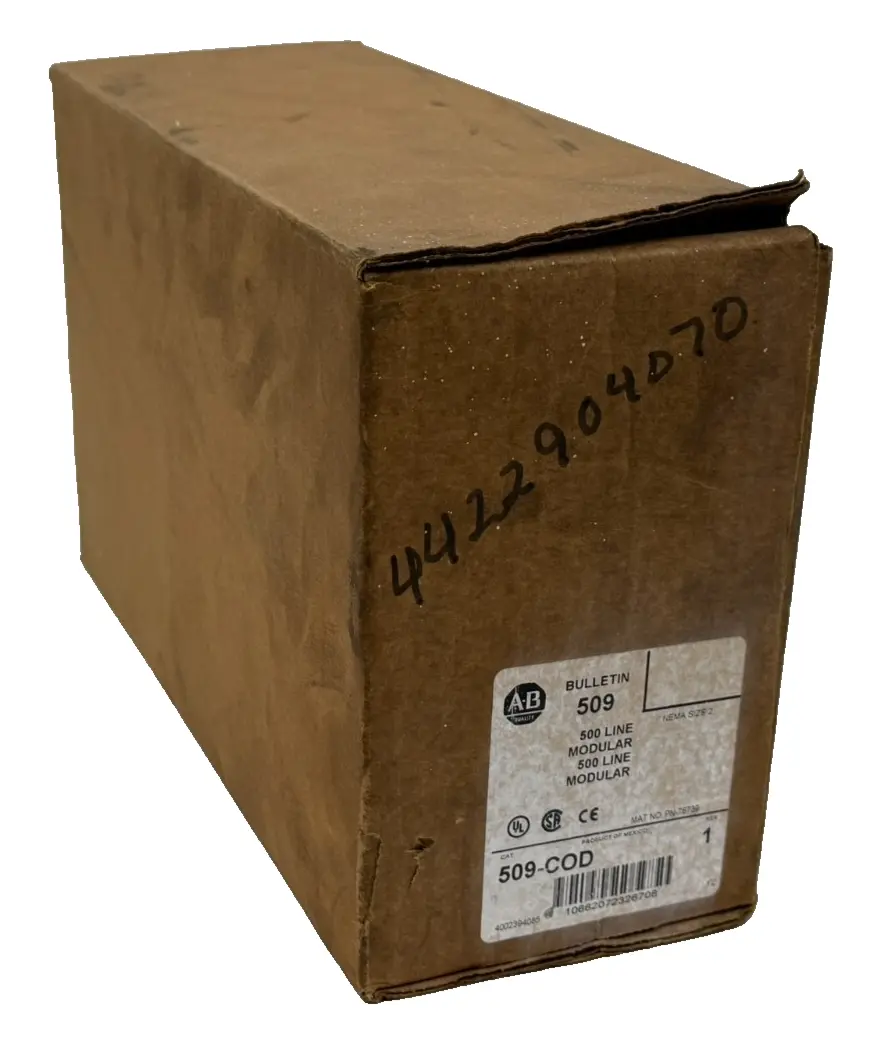 ALLEN BRADLEY 509-COD STARTER SER. 1 SIZE: 2 110-120V 50/60HZ 509COD