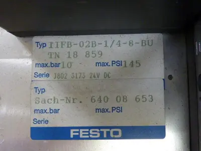 USED FESTO IFB8-02