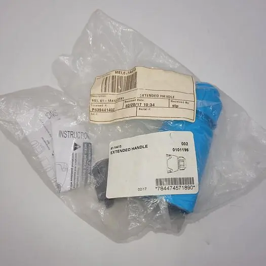 New | in-Stock MELTRIC MELTRIC 61-1A413: POLY EXTENDED HANDLE, DSN1 SERIES* NEW IN SEALED BAG* Connector Accessories | ND Industrial Surplus #1221445