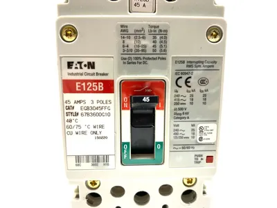 USED EATON INDUSTRIAL CIRCUIT BREAKER