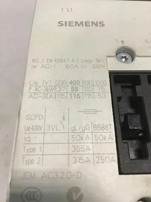 USED SIEMENS 3RT1054-6AF36