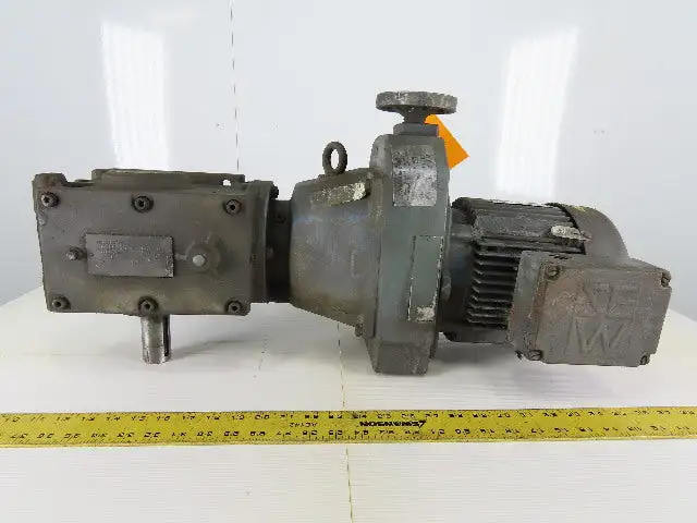 SEW-EURODRIVE DT90S4-KS Gearmotor W/Variable Speed Drive 10.5:1 Ratio 1-1/2HP