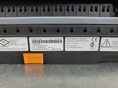 USED Emerson KL4201X1-BA1 REV F CHARM BASEPLATE UNIT