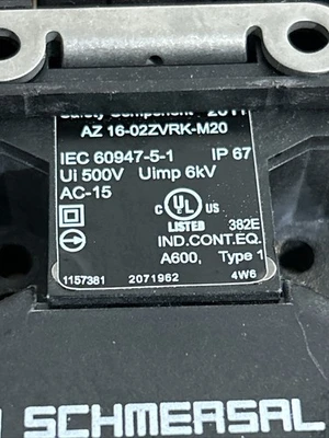 USED SCHMERSAL AZ 16-02zvrk-M20