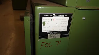 2000 TRUTZSCHLER FOL-1600 Textile Machinery | Yellow Tag Capital Recovery (4)