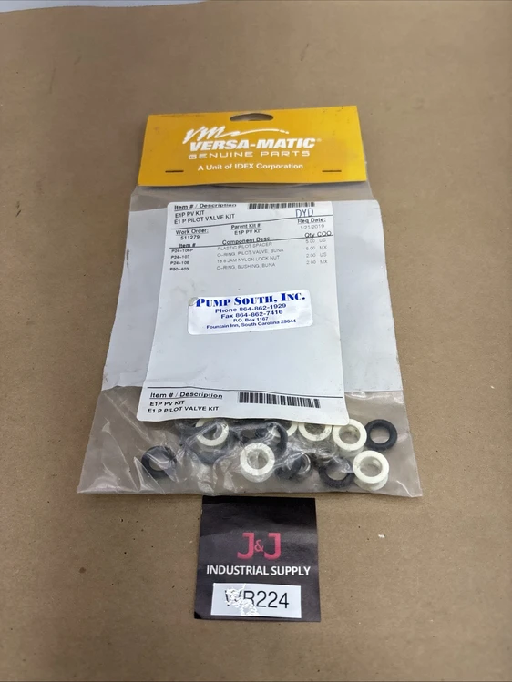 New | in-Stock Versa-matic E1P PV KIT Pumps Indiana US | J&J Industrial Supply #522522