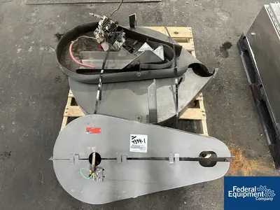 USED Gemco 30 Cu Ft Gemco Double Cone Blender with Bar and Stands