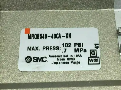 Used SMC Rotary Cylinder Rotary Actuators Michigan US | Maverick Industrial Sales #1397247