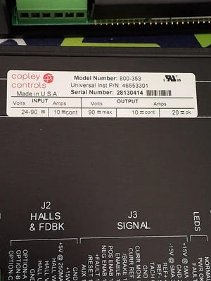 NEW COPLEY CONTROLS 800-353 / 46553301