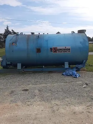 2001 Superior boiler 400 HP 150 PSI fire tube boiler steam boiler