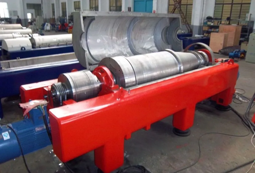(3) RC Solids 21 x 83 drilling mud decanters, Duplex SS.