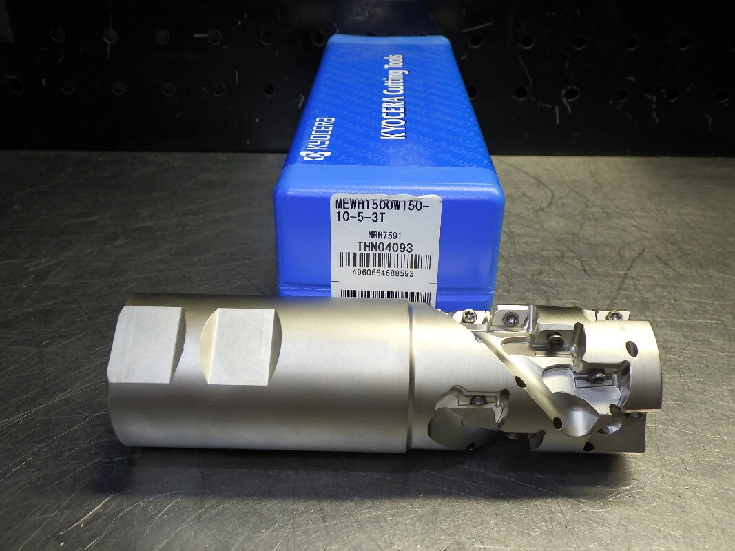 Kyocera 1-1/2" Coolant Thru 3 Flute Indexable Endmill MEWH1500W150 (LOC3531)