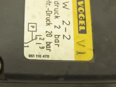 Vogel DS-W 2-2 Pressure Switch 2 Bar 250V 951 110 470