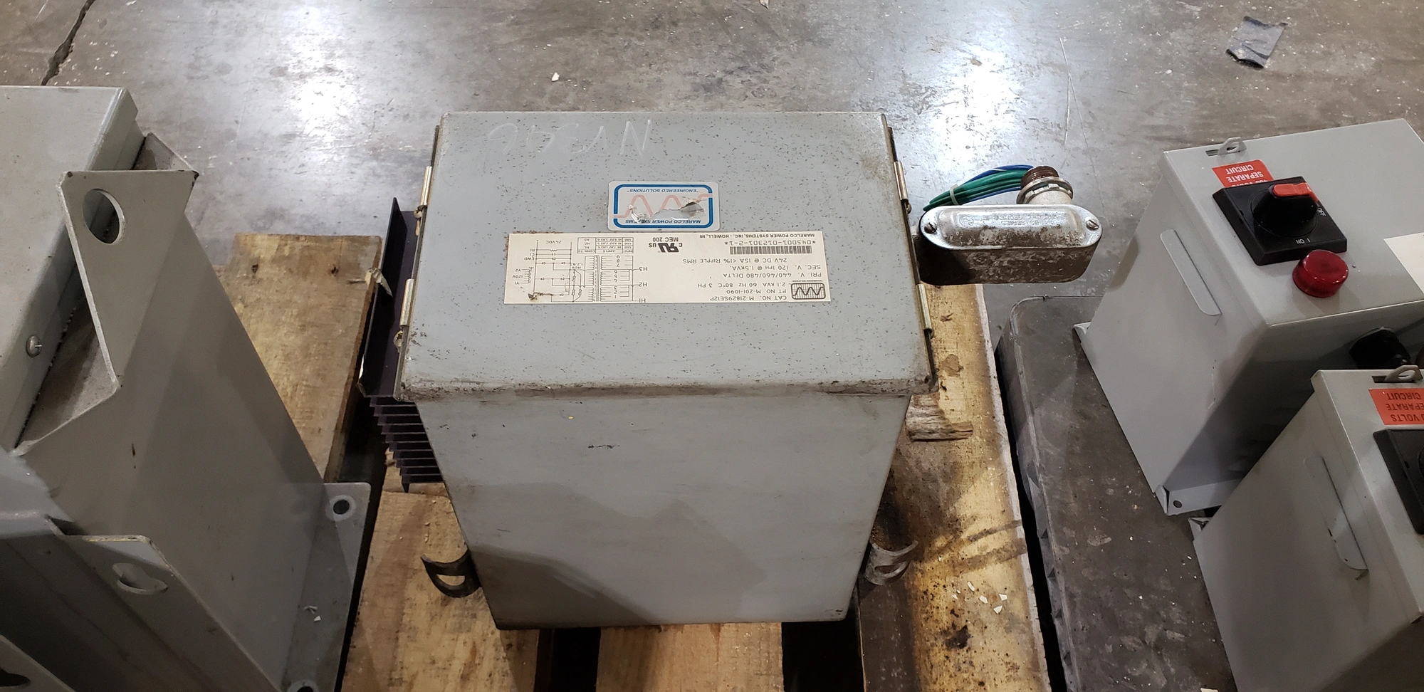 Marcelo M-21829SE12P Transformer 21KVA; 440-460-480-120V