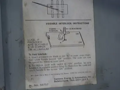 Siemens Safety Switch