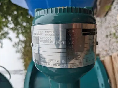 Surplus 14" Yokogawa ADMAG AXF350C Magnetic Flowmeter -NNAH1H-BA11-2NB/FF1