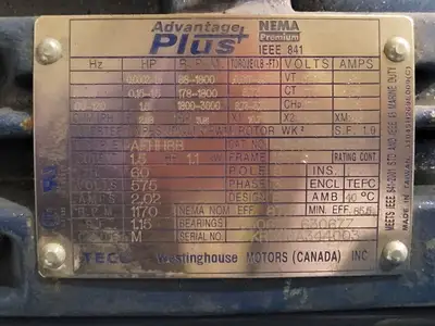 NEW TECO-WESTINGHOUSE APH1/506TE5