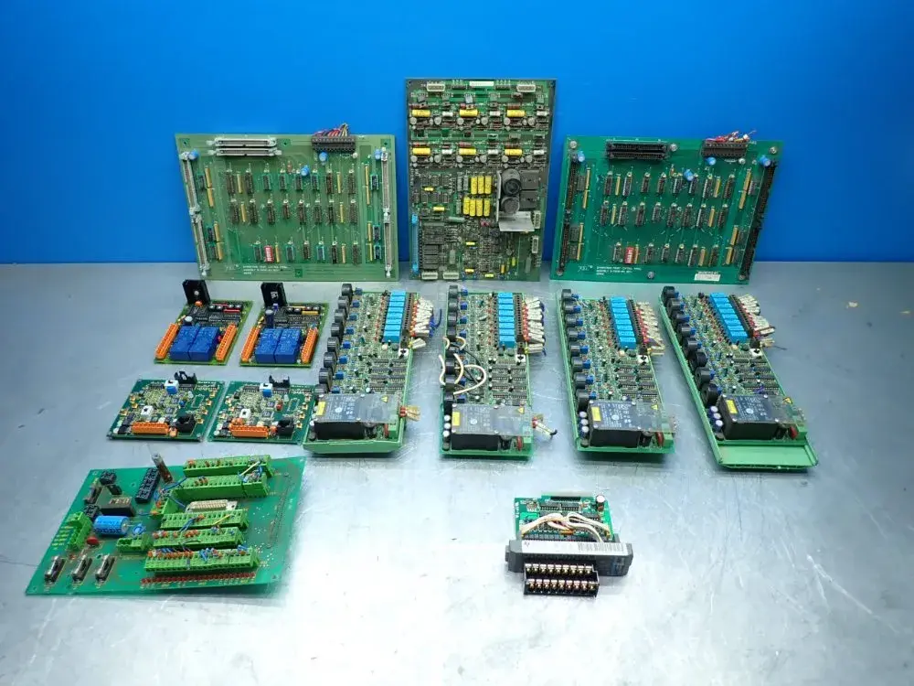 13pcs Industrial Pcb Lot. Texas Instruments, Dynamitron.