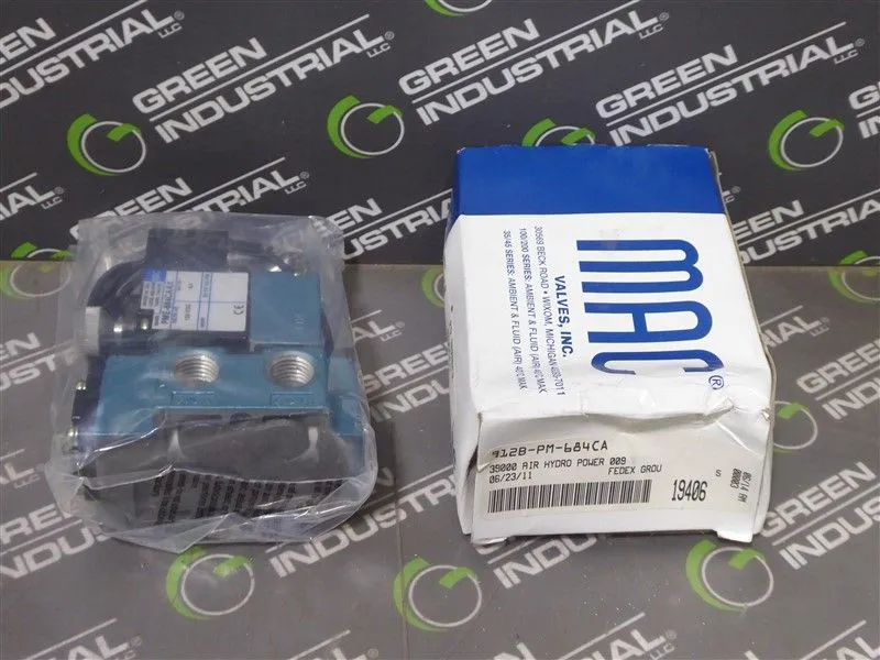 MAC PME-684CAAA Solenoid Valve 120VDC New NIB