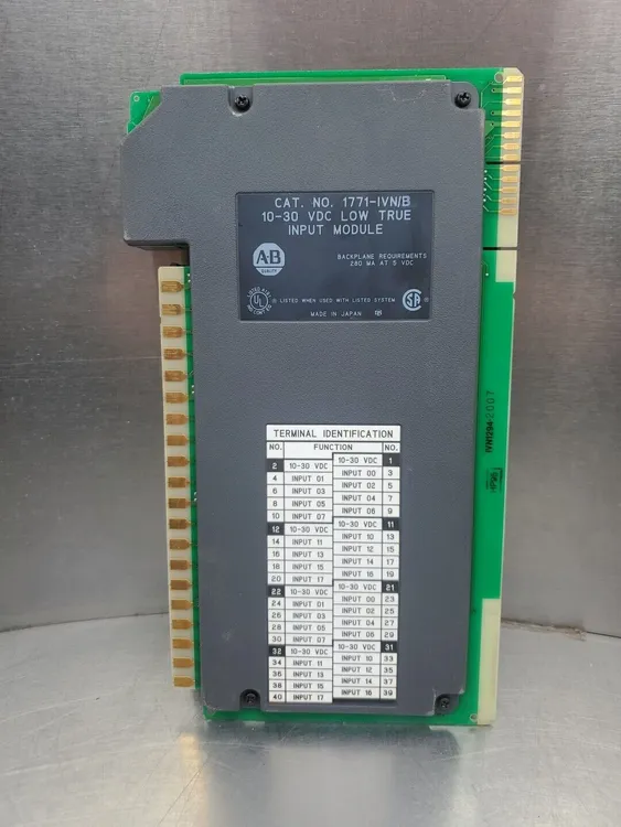 Used Allen-Bradley Allen-Bradley 1771-IVN PLC Input & Output | Palmetto Automation #1156609