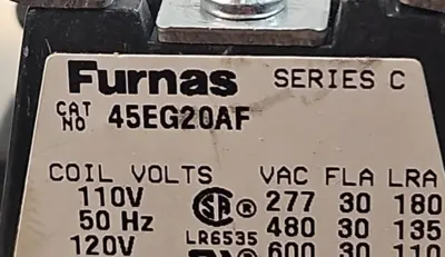 Furnas 45EG20AF Ser C AC Contactor Loc4C30