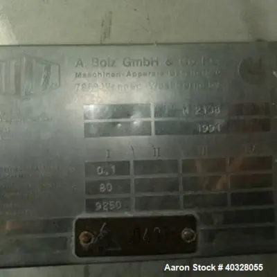 Used BOLZ MF 400 Nauta Mixers Illinois US | Aaron Equipment #85788