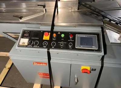 SHANKLIN F-5A AUTOMATIC SIDE SEAL SHRINK SYSTEM WITH SHANKLIN T-7XL HEAT TUNNEL