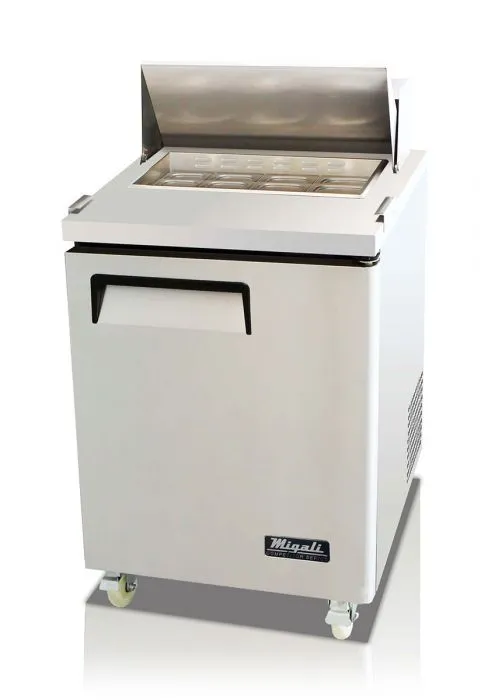 Migali C-SP27-8-HC 27″ – 8 Pans, Sandwich Prep Table