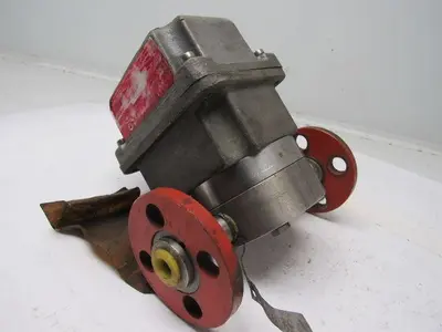 BROOKS EMERSON 9417-B1C1V2G Oval Gear Meter .15 to 5.34LPM 100CPS @111F 255 PSI
