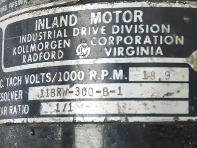 Kollmorgen TTRB-4206-3025-C-05-C Inland Servo Motor 2100RPM 27VDC 51 LB/FT Brake
