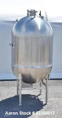 Used Hamilton 500 Gallon Stainless Steel Kettle – Jacketed, 125 PSI, Full Vacuum