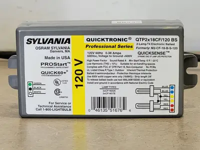 USED SYLVANIA QTP2X18CF/120 BS