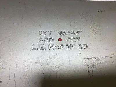 RED DOT CV 7 3 1/2″ & 4″ CONDUIT BODY COVER
