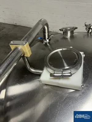 USED Precision 1,200 Liter Precision Stainless Reactor, 316L S/S, 45/100#