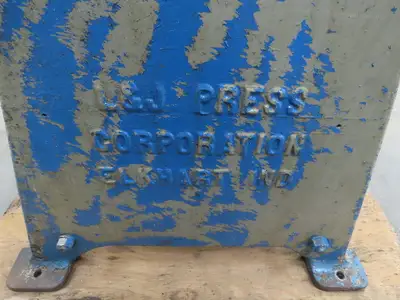 L & J No 2 Mechanical Punch Press OBI 18 Ton 2.5" Stroke 18x11.5" Bed 6.5 Throat