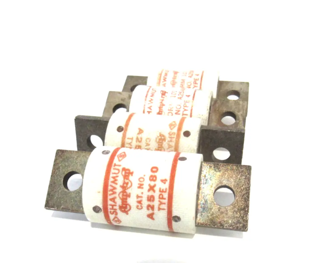 LOT OF 4 NEW SHAWMUT A25X80 FUSES TYPE 4