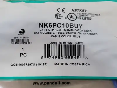 NEW PANDUIT NK6PC10BUY