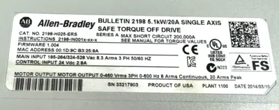 USED ALLEN-BRADLEY 2198-H025-ERS