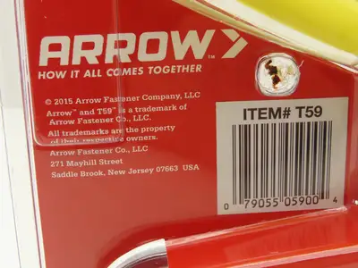 Arrow T59P Staple Gun for Wire/Cable Fasteners Data/Video/Communication Lot of 2
