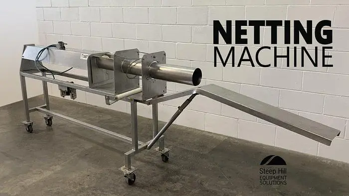 Pneumatic Ham Netting Machine