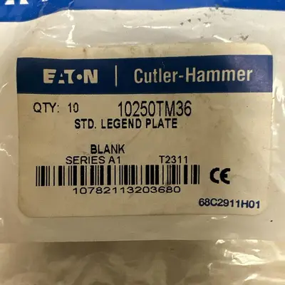 USED CUTLER-HAMMER 10250TM36