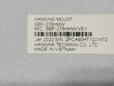 NEW HANWHA TECHWIN SBP-276HMW