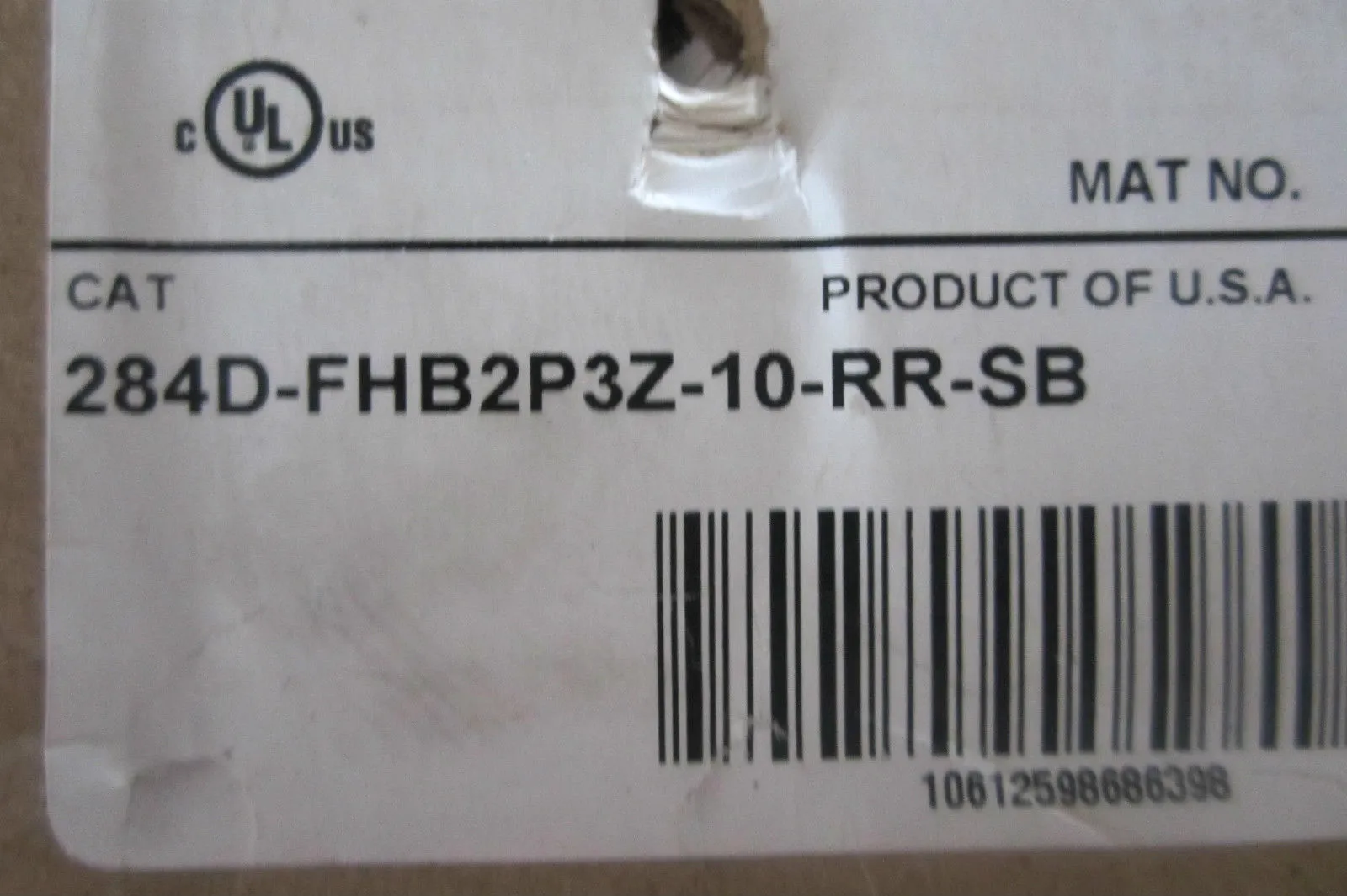 NEW ALLEN BRADLEY 284D-FHB2P3Z-10-RR-SB ARMOR START CONTROLLER 284DFHB2P3Z10RRSB