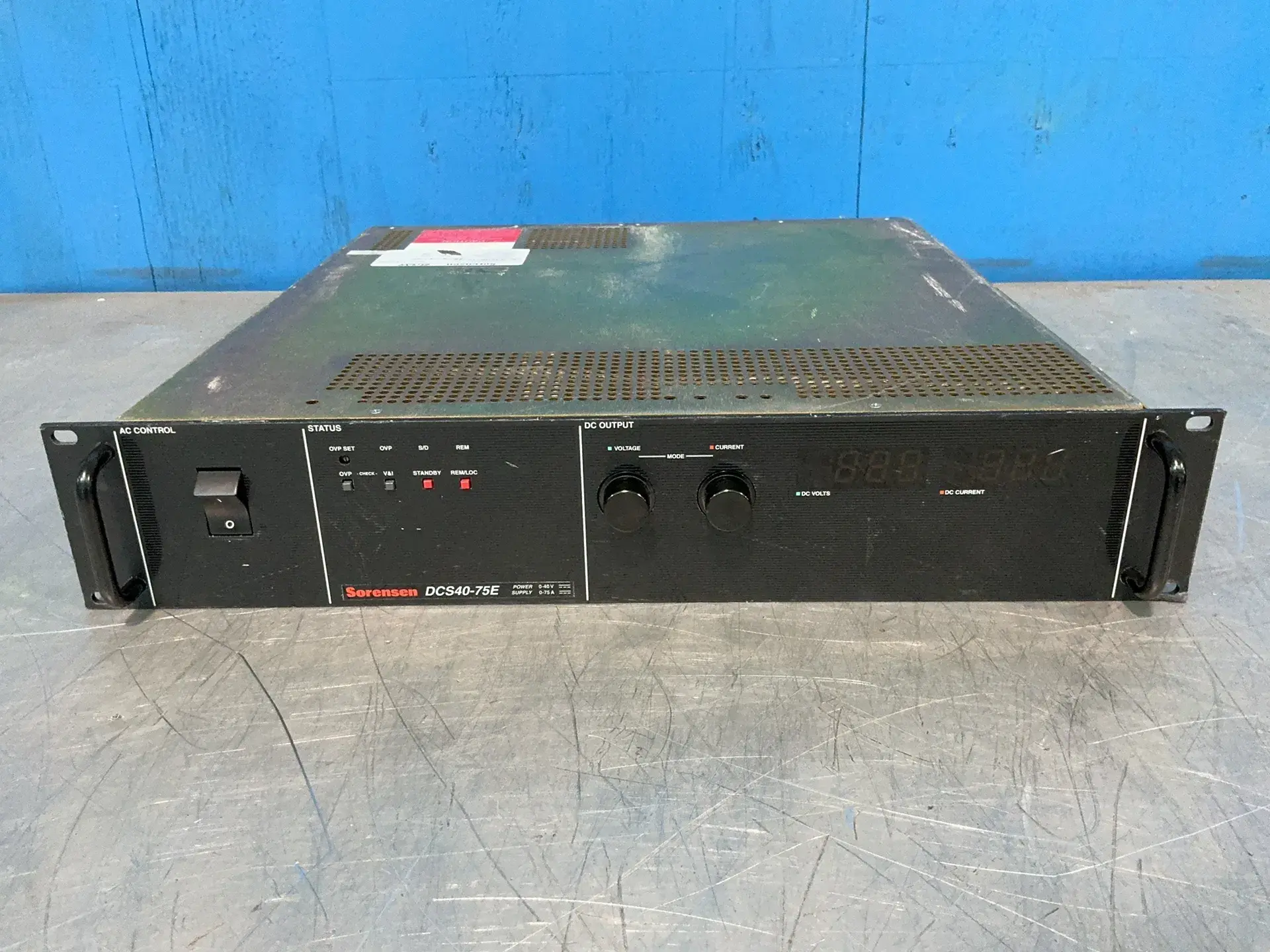 Used SORENSEN DCS4075EM9C Single Output Power Supplies Ohio US | HGR 24 #1335371